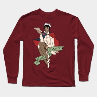 Hello Nurse Klinger Long Sleeve T-Shirt